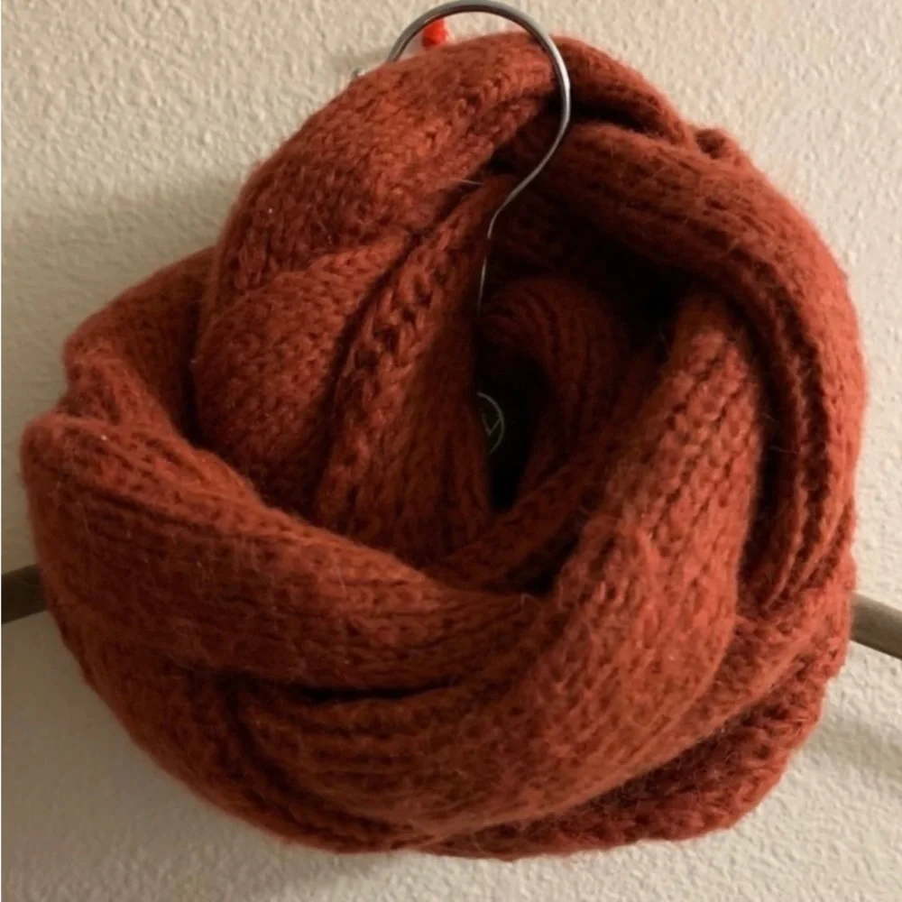 World Market Braided Infinity Sweater Scarf Boho Bohemian